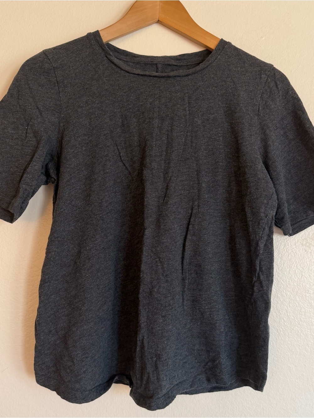 Eileen Fisher Classic Crew Neck T-Shirt - Charcoal PS